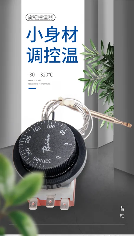 SIYO 温控器 0~120°/1米 进口平盖款（个） - 玖梧精选