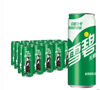 雪碧 零卡 无糖 330ml*24罐 整箱装 （箱） - 玖梧精选