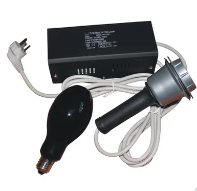 国产GHF-125W E27黑光灯泡套装 内含：125w黑灯泡+镇流器+电源（套） - 玖梧精选