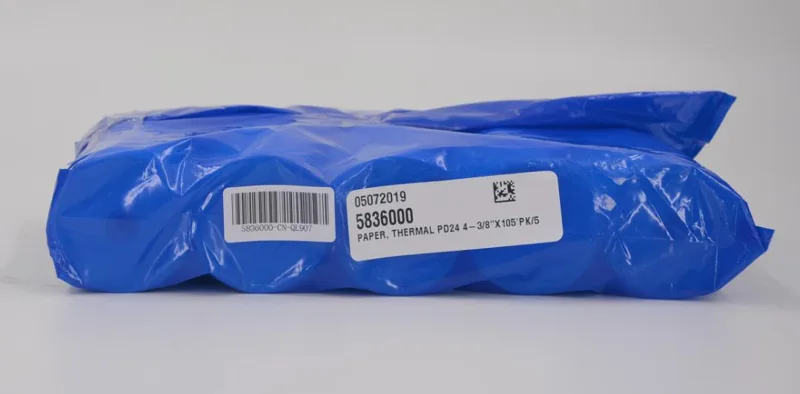 哈希 5836000 CitizenPD24热敏打印纸8X105PK/5（包）5卷 - 玖梧精选