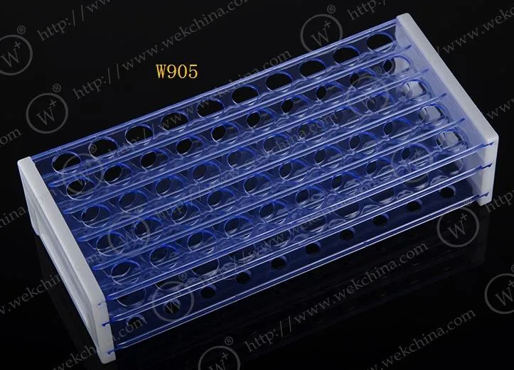 W905医用实验室用塑料试管架 可拆卸Φ18*40孔（个） - 玖梧精选