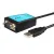 乐扩 USB转串口线 DB9针COM口工业级USB2.0转RS232（个） - 玖梧精选