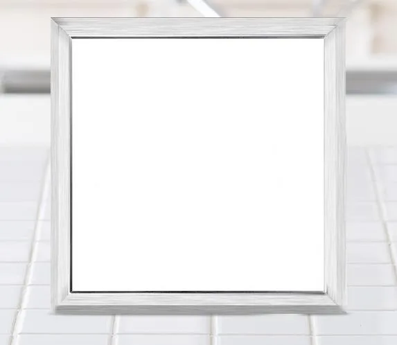 TCL 集成吊顶灯 嵌入式LED平板灯 银边16W 300*300mm（个） - 玖梧精选