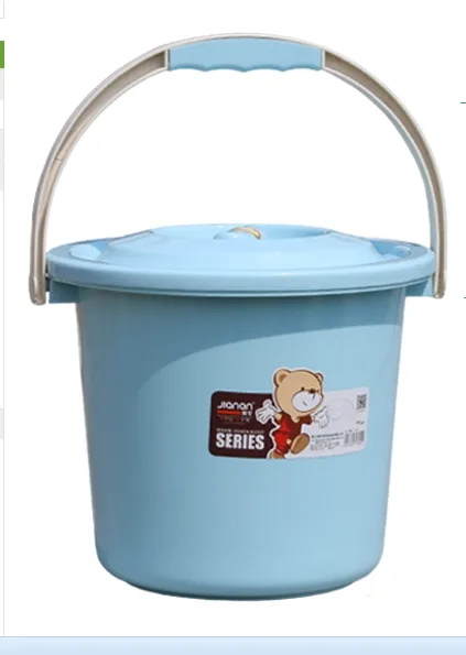 键安家用手提塑料水桶28L（个） - 玖梧精选