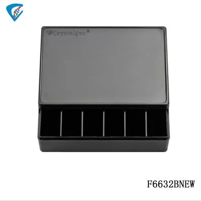 CRYSTALGEN F6632BNEW Western孵育盒6分格 黑色10个（箱） - 玖梧精选
