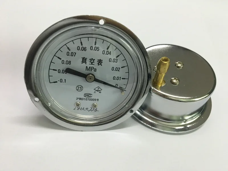 东莞中雷57MM轴向带边医用压力表真空表（个） - 玖梧精选
