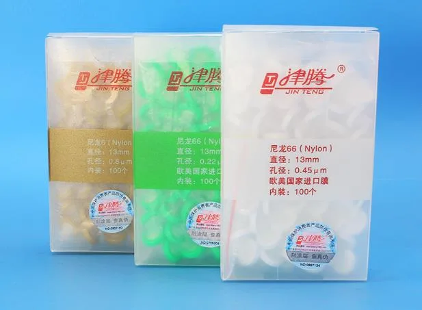 津腾/尼龙66针式过滤器有机Φ13*0.22μm（盒）100个 - 玖梧精选
