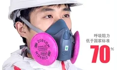 霍尼韦尔配有P100防尘滤棉防毒滤盒7584P100（对） - 霍尼韦尔