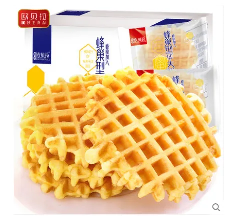 欧贝拉 华夫饼 500g送500g （盒） - 玖梧精选