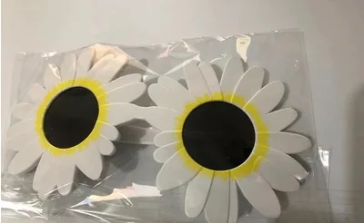 胖丁的店 眼镜 太阳花黑片 （个） - 玖梧精选