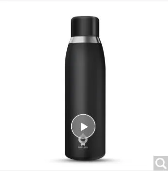 SGUAI 触摸感温LCD屏保温杯 智能水杯G3 黑色（个） - 玖梧精选