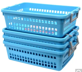 JEKO-JEKO塑料整理收纳篮子-特大号-49*33.5*15cm-SWB-6098（组）4只/组 - 玖梧精选