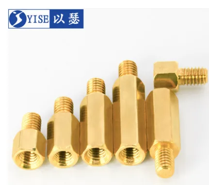 以瑟六角铜柱M2.5* 6+6（10颗）（件） - 玖梧精选