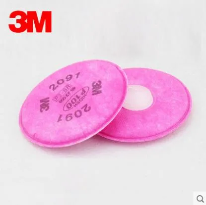 3M 2091过滤棉P100配半面具使用（包）2个/包 - 美国3M