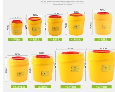 圆形利器盒3L（个） - 玖梧精选