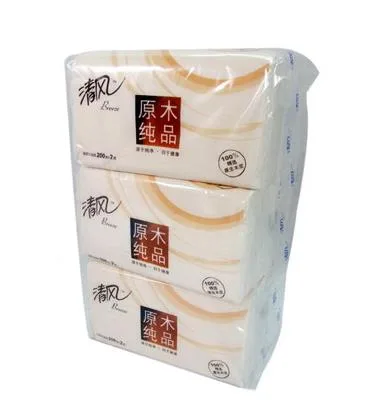清风 原木纯品BR38MC 抽纸200抽/48包（箱） - 玖梧精选