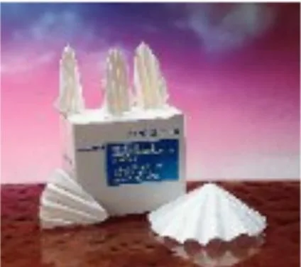 VICAM 折叠槽纹滤纸28331-106 （盒）100片 - 玖梧精选