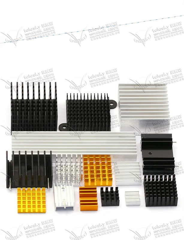 telesky散热片路由CPU散热器100*25*11mm（个） - 玖梧精选