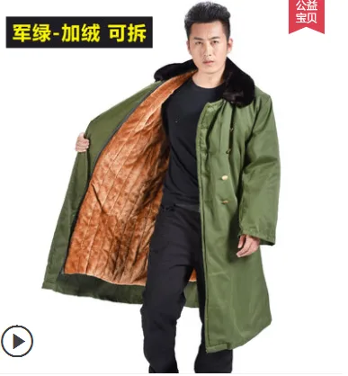 科乐士军大衣男冬季加厚长款（件） - 玖梧精选
