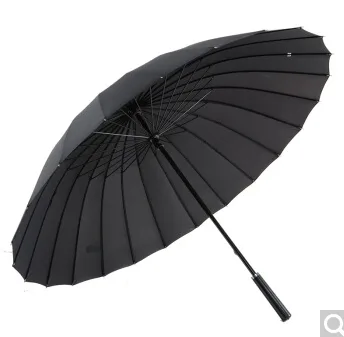 美度 24骨长柄晴雨伞 M5003黑色（把） - 玖梧精选