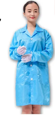 防静电实验服XXL（件）蓝大褂 不含帽 - 玖梧精选