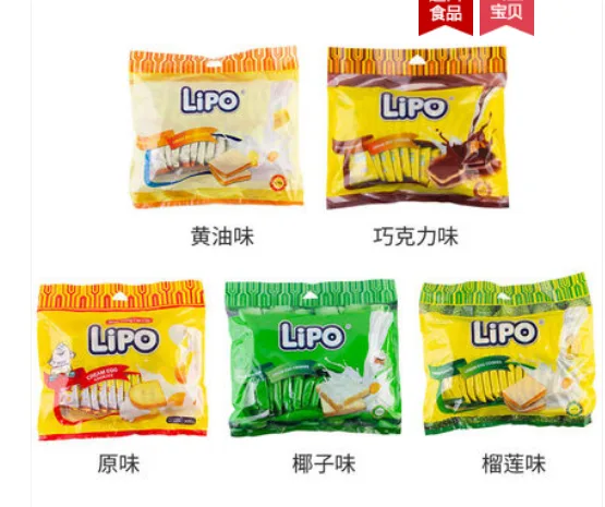 越南Lipo原味面包干 巧克力味*2+原味*1（包） - 玖梧精选