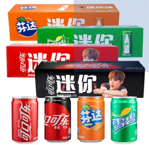 可口可乐200ml 迷你可乐听装 （箱） - 玖梧精选