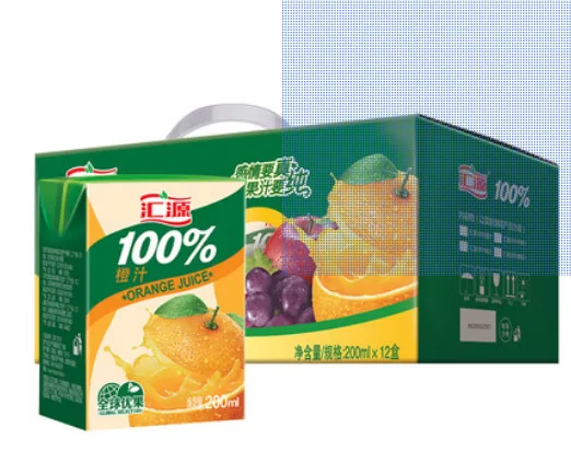 汇源果汁100%橙汁200ml*12盒（箱） - 玖梧精选