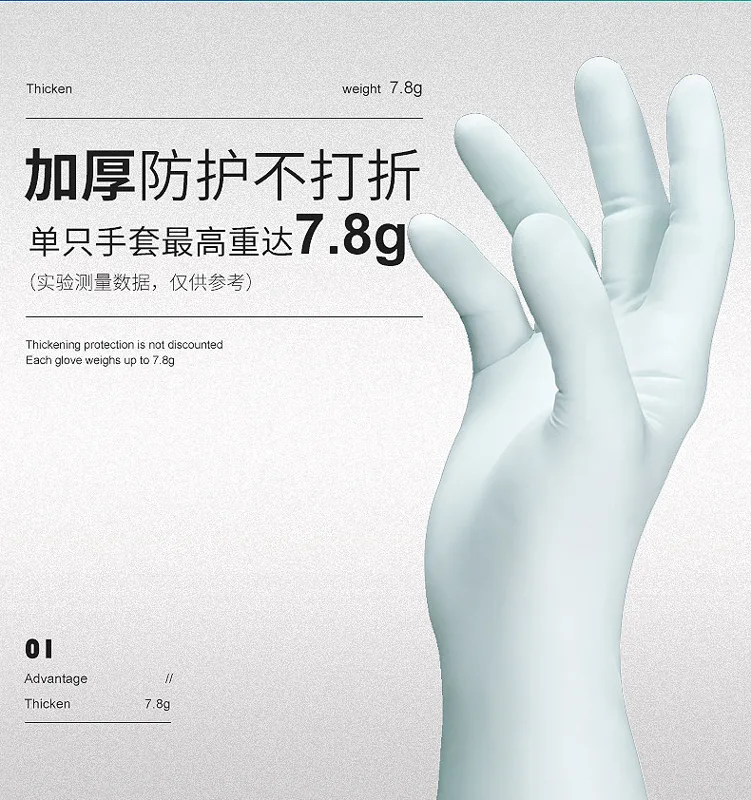 Ansell/安思尔一次性乳胶检查手套457X-XS号（盒） - 玖梧精选