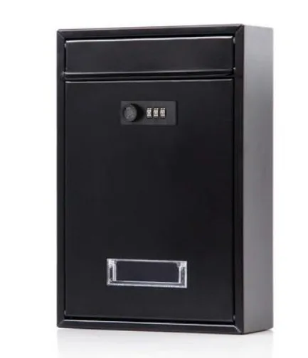 马氏帅马sm24密码锁小信箱32*21*8.5cm 黑色（个） - 玖梧精选