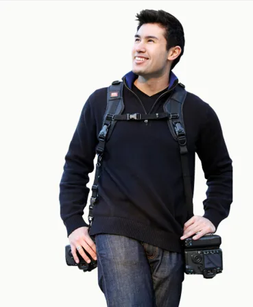 速道游骑兵双肩双机背带肩带承重30KG （个） - 玖梧精选