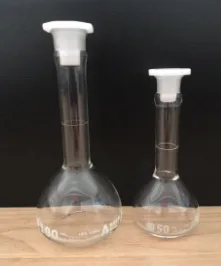欣维尔高精度厚壁容量瓶（带个体检测证书） 10/19口 25ML 标配塑料塞2个装（组） - 欣维尔