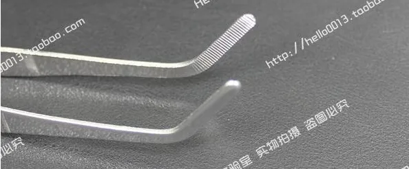 眼科镊 弯头有齿14cm（把） - 玖梧精选