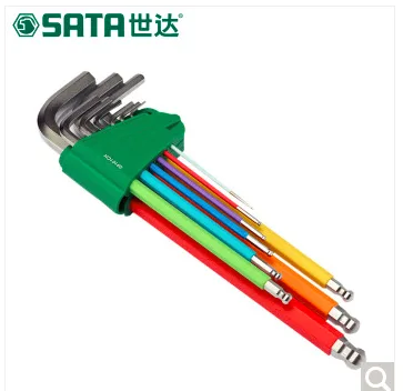 世达内六角公制扳手09101CH（9件套） - Sata/世达