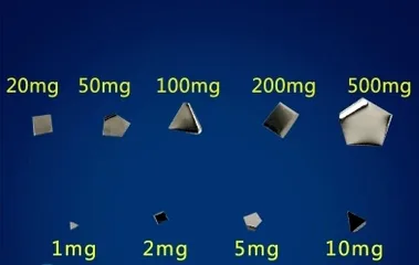 砝码厂家F2（国标）1mg砝码（个） - 玖梧精选