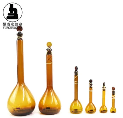 悦成棕色容量瓶10ml（个） - 玖梧精选