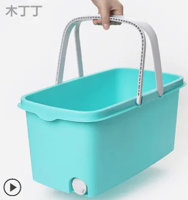 木丁丁MDDHZT0001长方形厚洗拖把桶（个）44*24*22CM - 玖梧精选