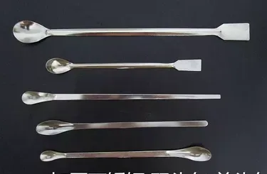 帛林实验室304不锈钢微量药勺（根）30cm方尾勺 - 玖梧精选