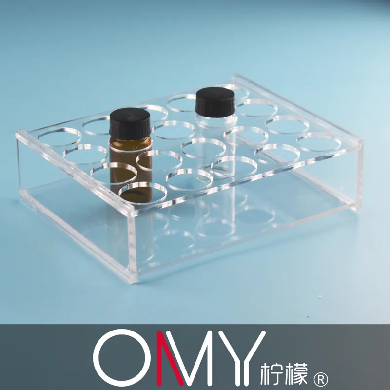 柠檬20孔 可用于20ml小玻璃瓶样品瓶架孔径28mm（个） - 玖梧精选