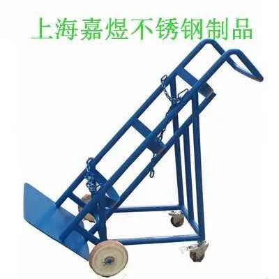 侨昱QPJ2氧气瓶固定架（个）201不锈钢单瓶40L简易型 - 玖梧精选