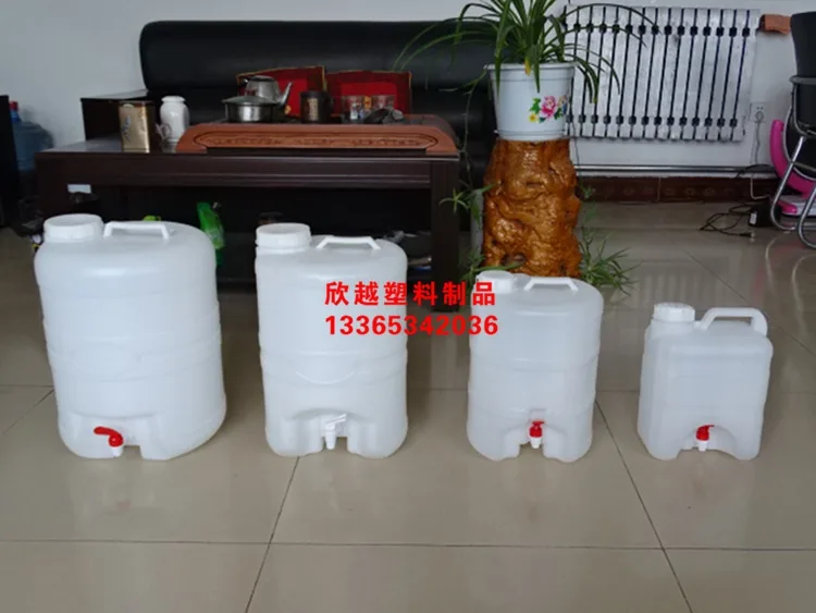 带水龙头的水嘴阀门塑料水桶（个） - 玖梧精选