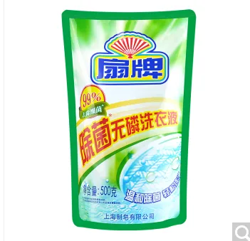 扇牌除菌无磷洗衣液500g*5包装（组） - 玖梧精选