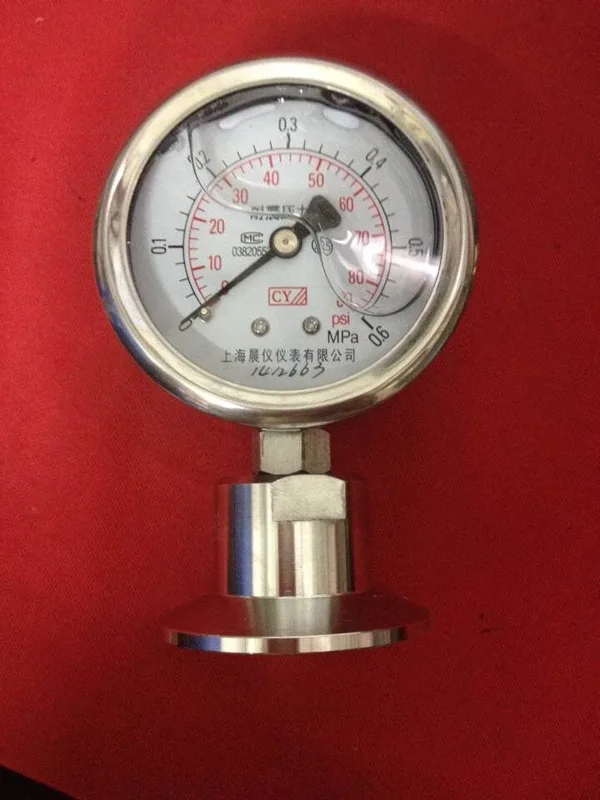 上海晨仪 316L 压力表（个）0-0.25MPA - 玖梧精选