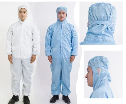防静电工作服透气防尘服三联体黄色4XL（件） - 玖梧精选