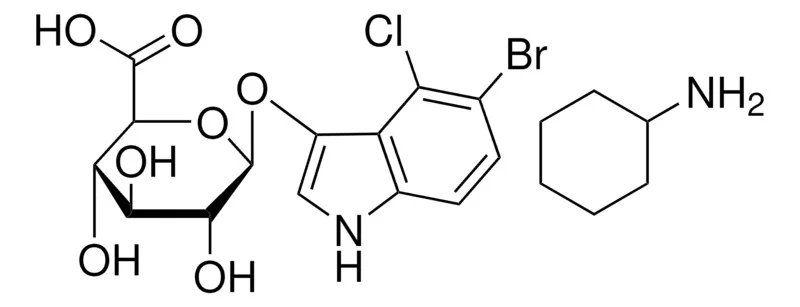 5-溴-4-氯-3-吲哚基-Β-D-葡糖苷酸环己胺盐(储存“-20℃”;运输“干冰”)