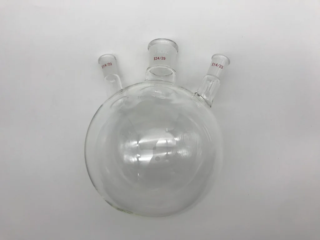 三口圆底烧瓶(斜口)