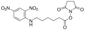 试剂N-琥伯酰亚胺N-(2,4-二硝基苯基)-6-氨基己酸酯(存储 “-20℃”;运输 “干冰”)