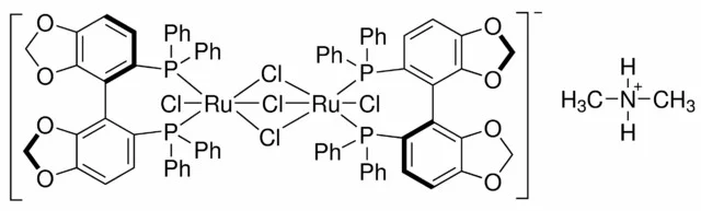 二甲基铵二氯三(Μ-氯)二[(R)-(+)-5,5'-二(二苯基膦基)-4,4'-联-1,3-苯并二噁唑]二钌酸盐(II