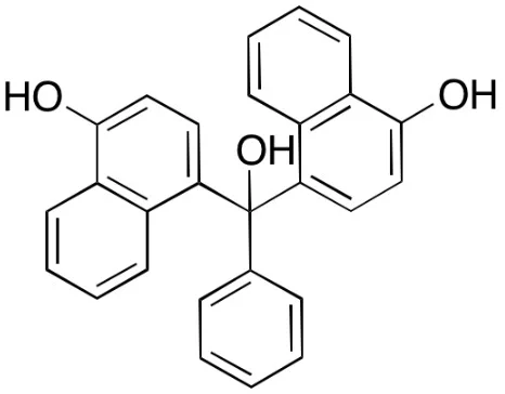 双(4-羟基-1-萘基)苯甲醇