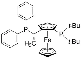 (1S)-1-[双(1,1-二甲基乙基)膦基]-2-[(1S)-1-(二苯基膦基)乙基]二茂铁（储存“2-8℃，避光”；